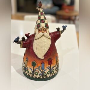 Jim Shore Heartwood Creek Santa with Birds figurine, 2002.